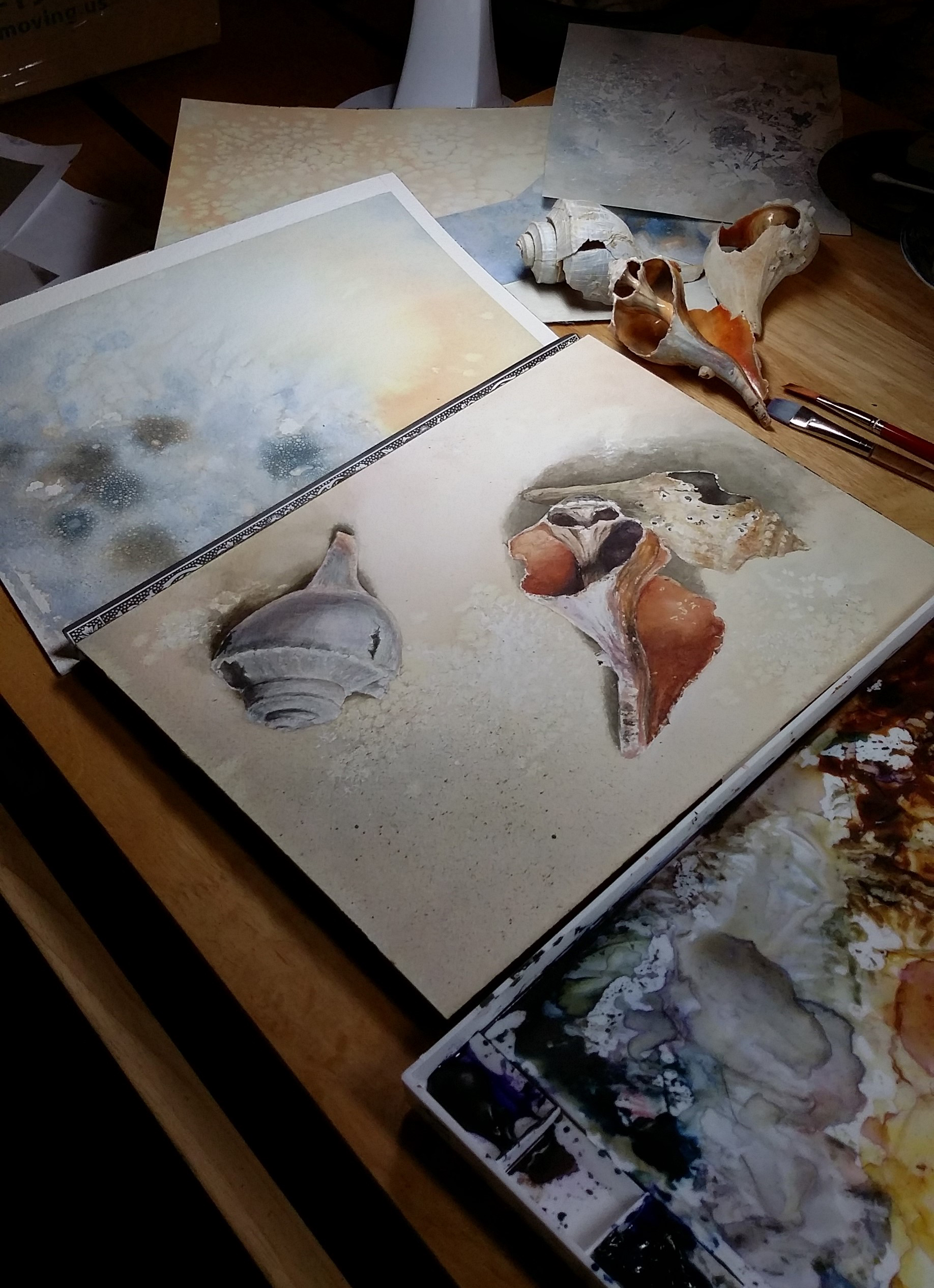 Painting shells