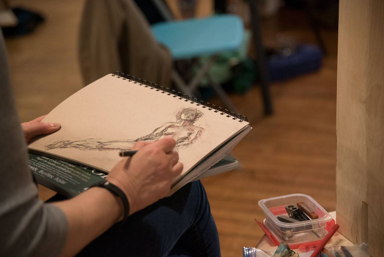 Heather Stivison figure drawing open studio