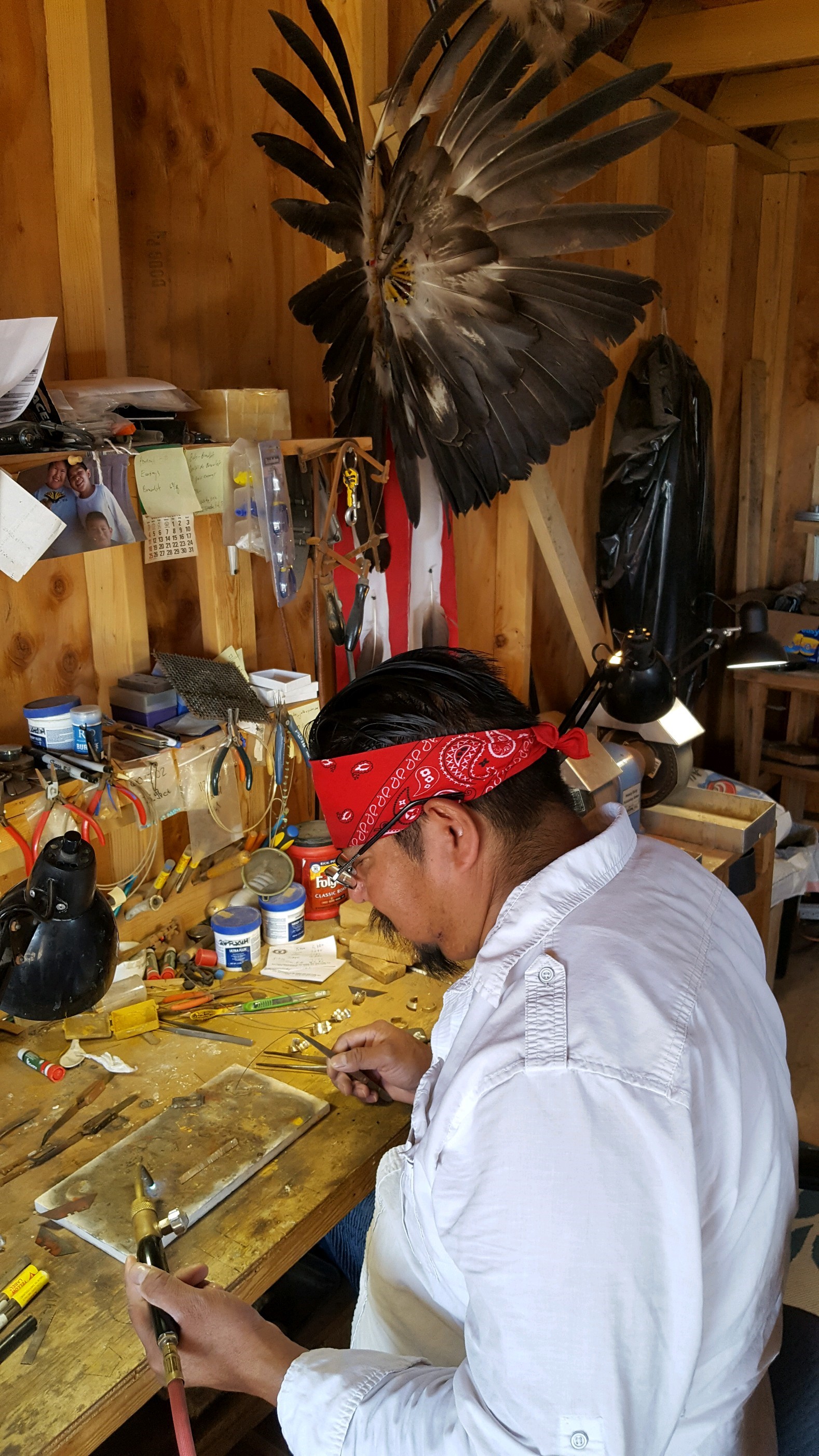 Isaiah at work