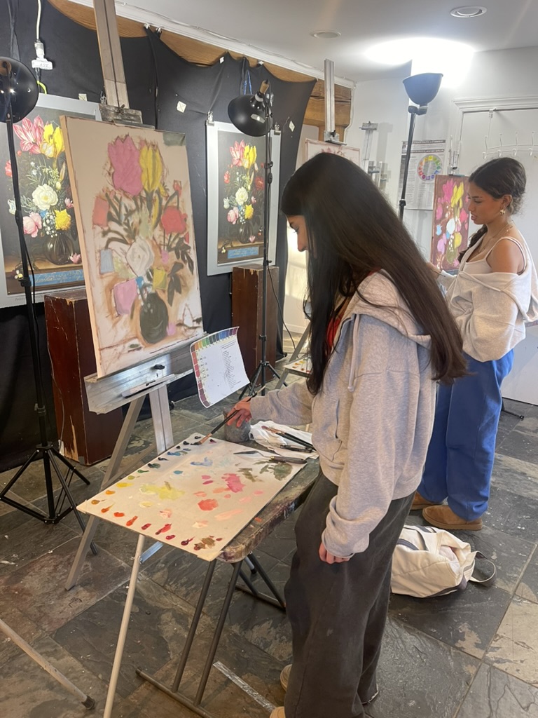 Aanya Nagpal painting Ambrosius Bosschaert