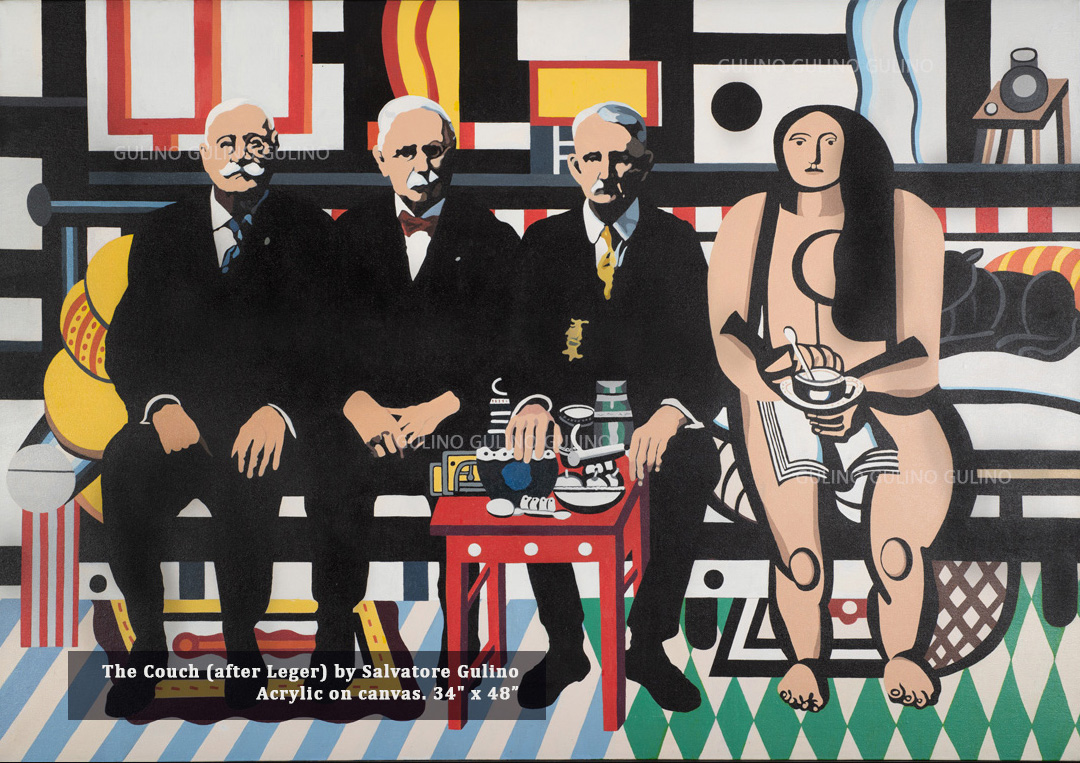The Couch (after Leger) by Salvatore Gulino