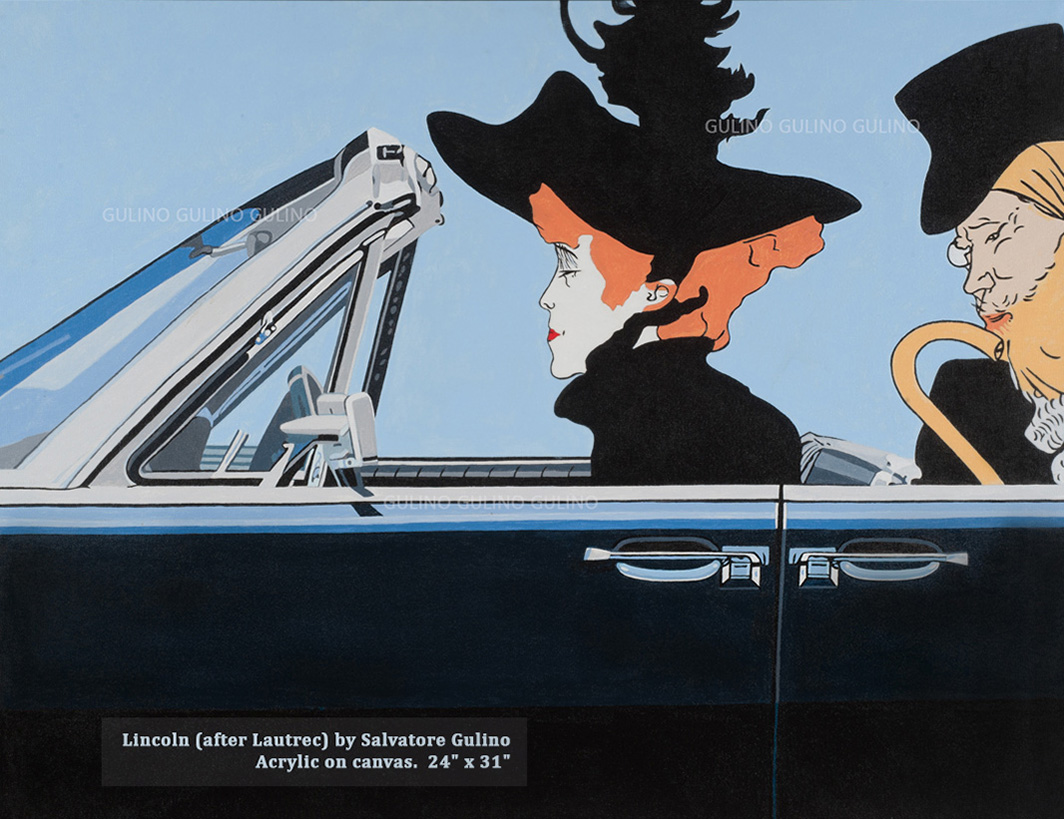 Lincoln (after Lautrec) by Salvatore Gulino