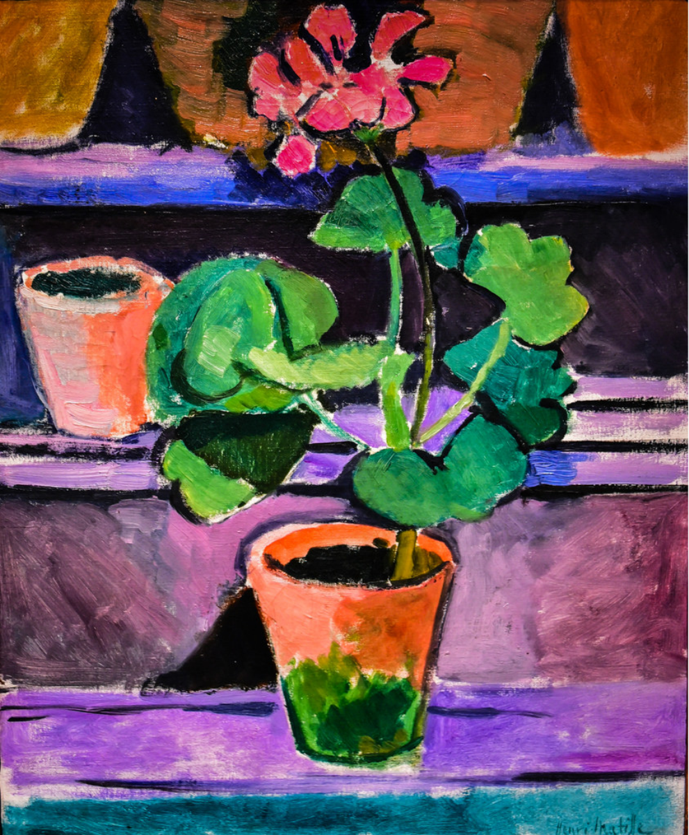 Matisse-Pot of Geraniums